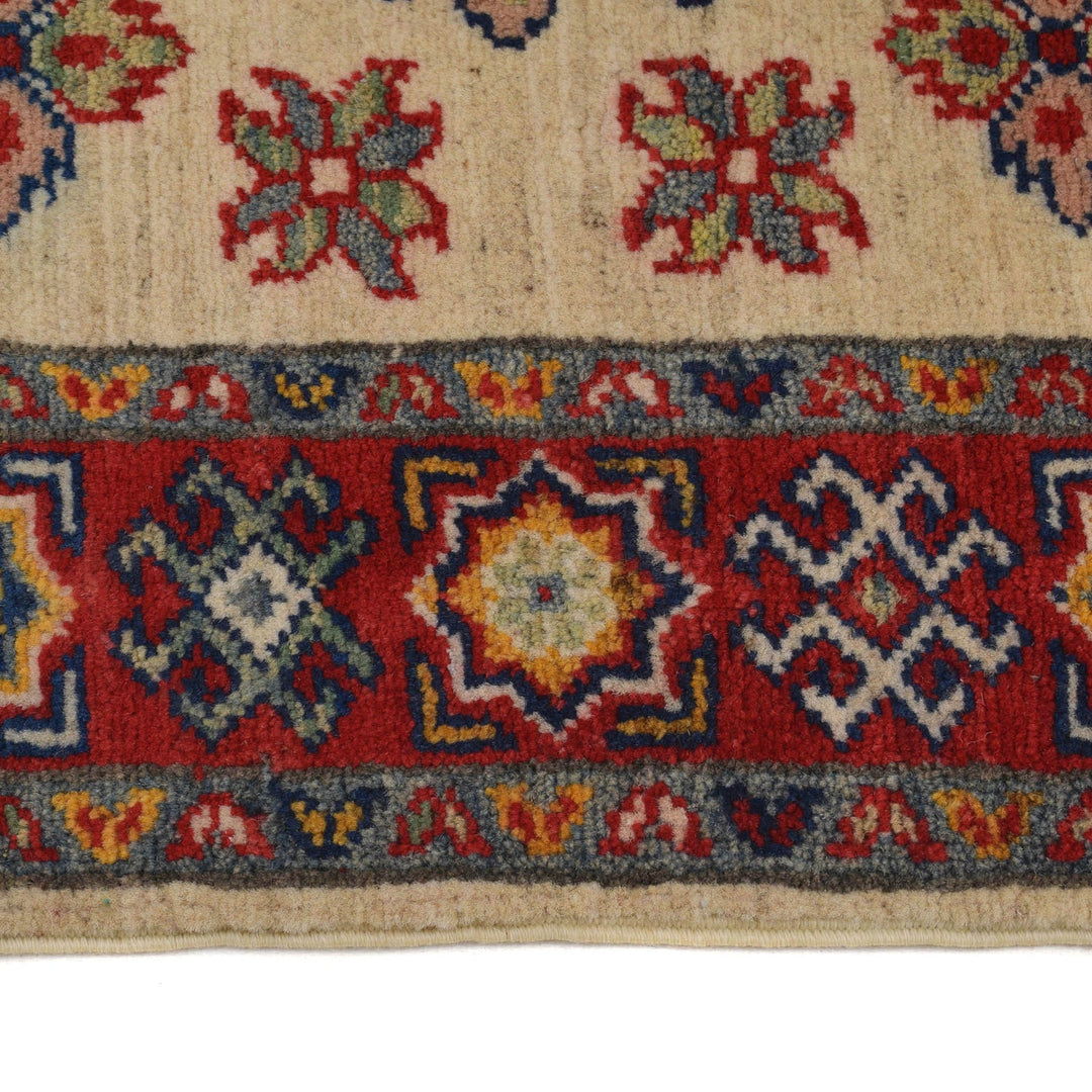 Hand Knotted Kazak Oriental Rug 2' 9" x 3' 11" - No. AL27527