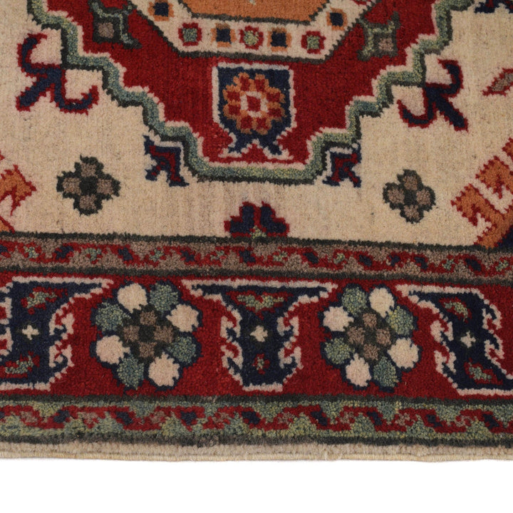 Hand knotted Kazak Carpet 2' 8" x 4' 0" - No. AL79049