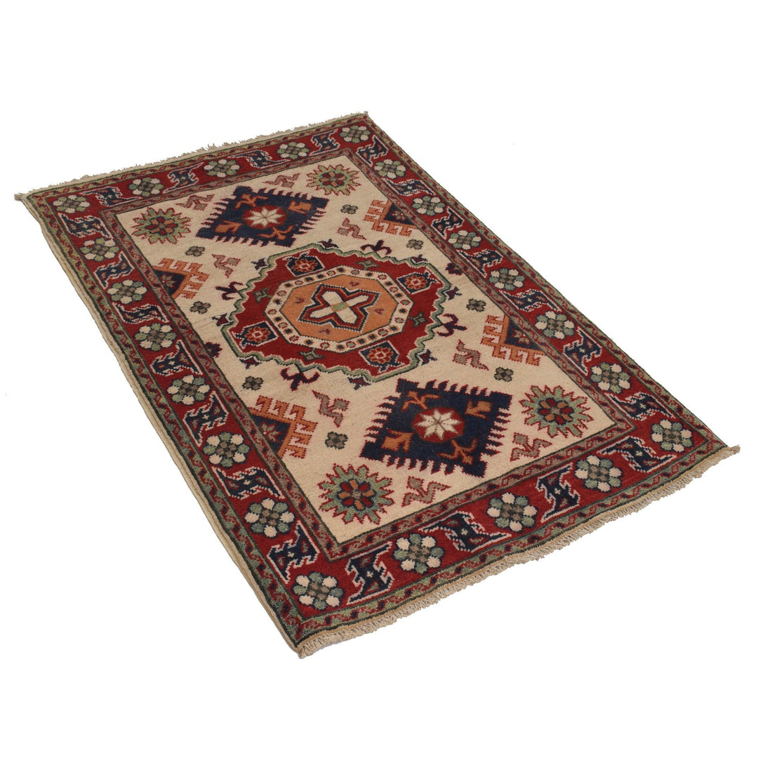 Hand knotted Kazak Carpet 2' 8" x 4' 0" - No. AL79049