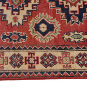 Handmade Kazak Area Rug 2' 9" x 3' 9" - No. AL57811