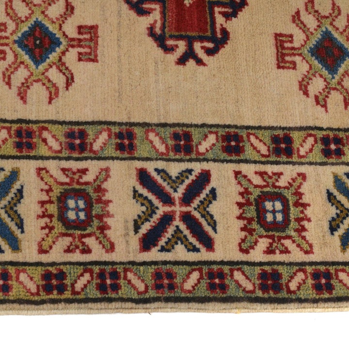Ivory Kazak Rug 2' 11" x 3' 9" - No. AL99314