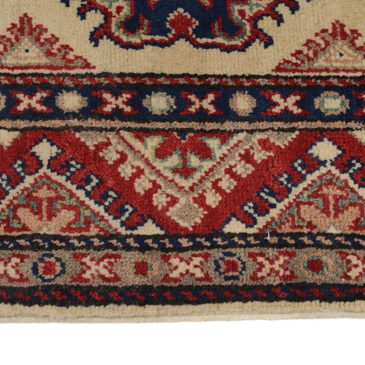 Handmade Kazak Area Rug 2' 7" x 4' 2" - No. AL76587