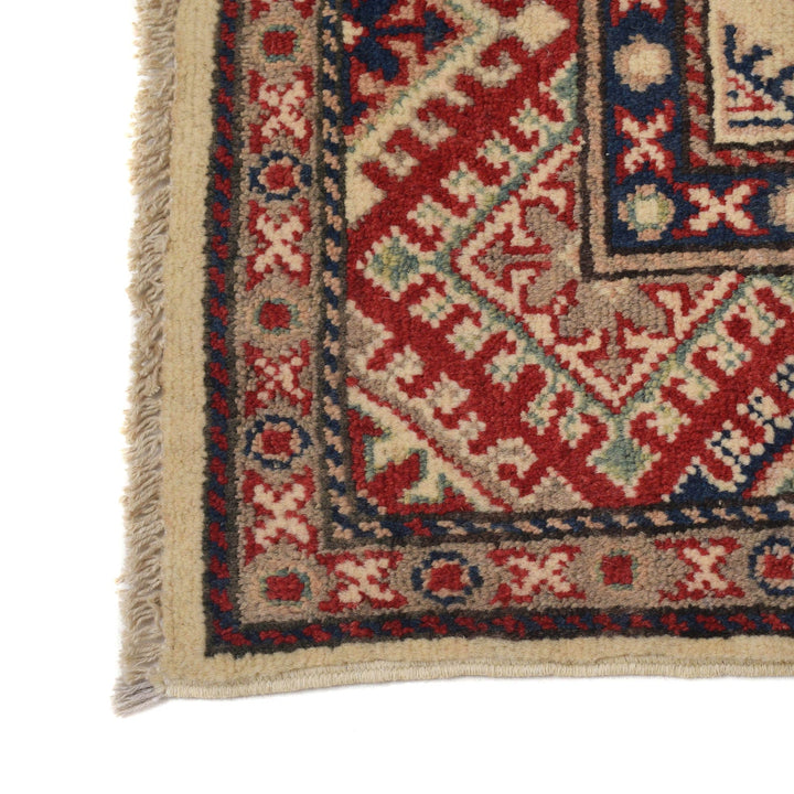 Handmade Kazak Area Rug 2' 7" x 4' 2" - No. AL76587