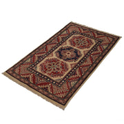 Handmade Kazak Area Rug 2' 7" x 4' 2" - No. AL76587