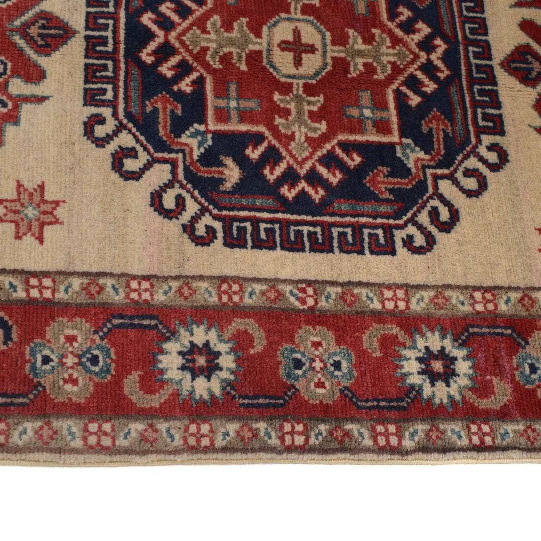 Ivory Color Kazak Rug 2' 9" x 4' 0" - No. AL69469