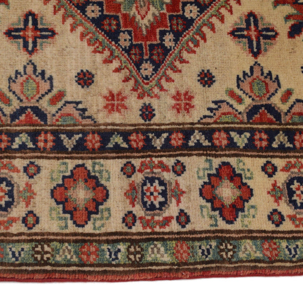 Hand knotted Kazak Carpet 2' 9" x 3' 11" - No. AL89507