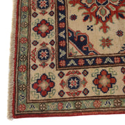 Hand knotted Kazak Carpet 2' 9" x 3' 11" - No. AL89507