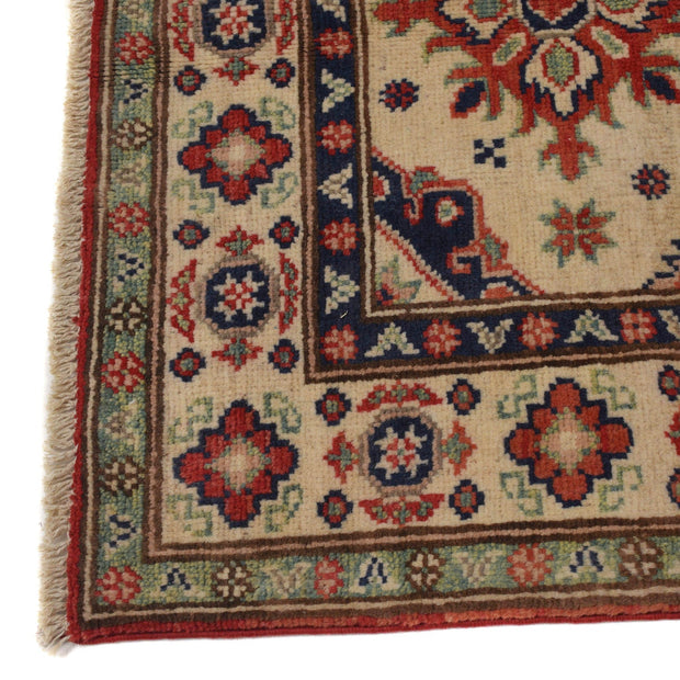 Hand knotted Kazak Carpet 2' 9" x 3' 11" - No. AL89507
