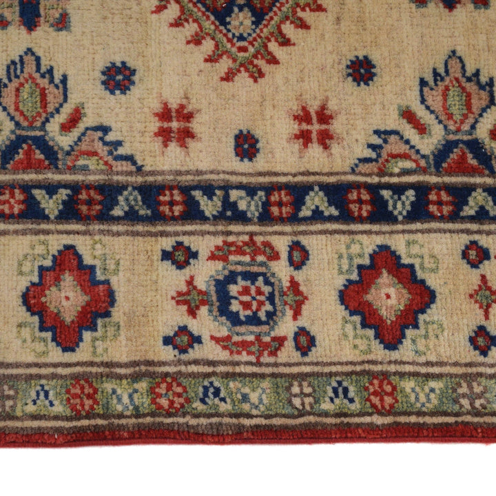 Hand knotted Kazak Carpet 2' 9" x 3' 10" - No. AL18074