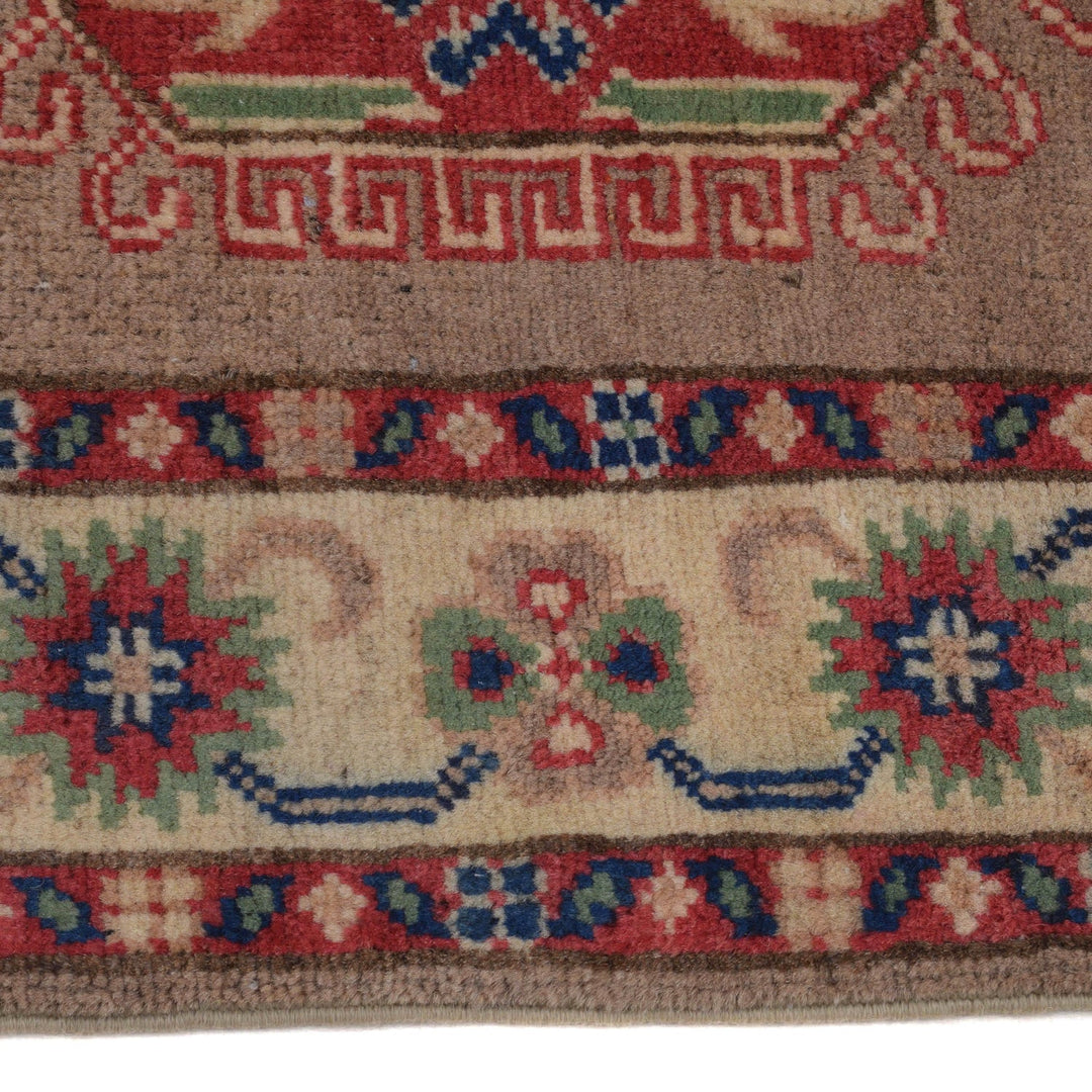 Gray Color Kazak Rug 2' 8" x 3' 9" - No. AL87310