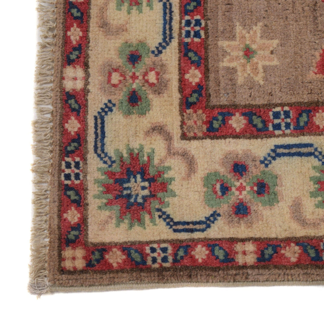 Gray Color Kazak Rug 2' 8" x 3' 9" - No. AL87310