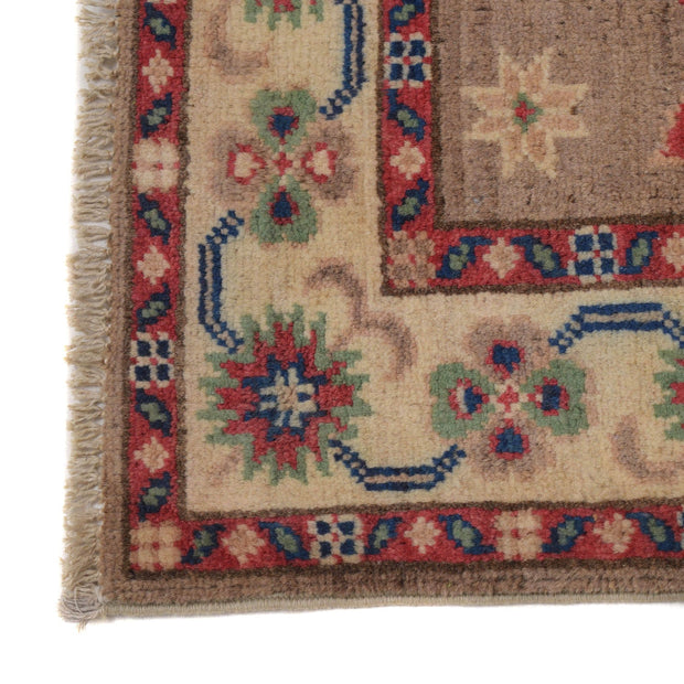 Gray Color Kazak Rug 2' 8" x 3' 9" - No. AL87310
