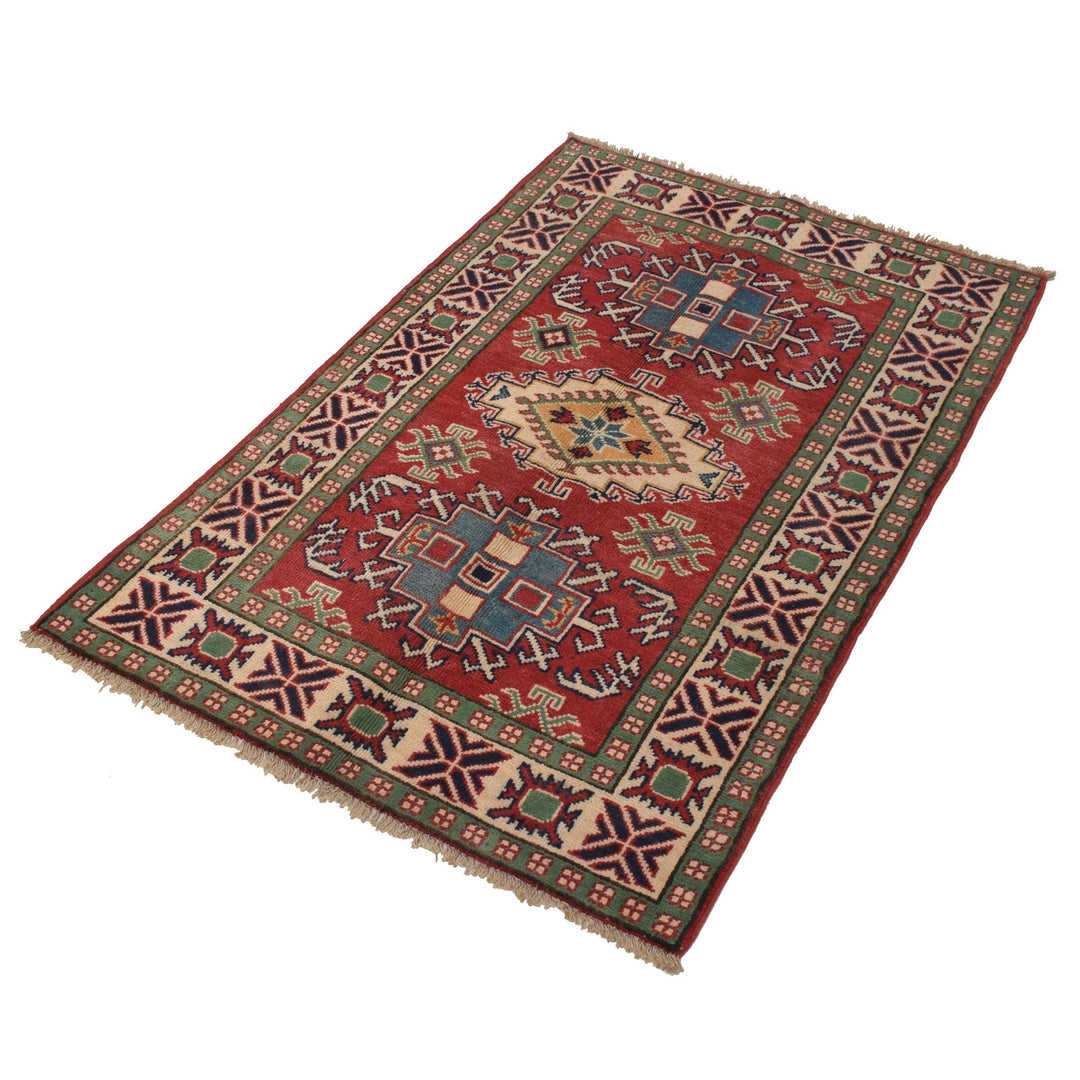 Red Kazak Rug 2' 8" x 4' 0" - No. AL58956
