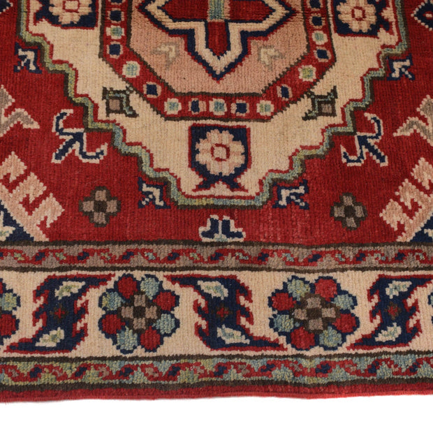 Hand Knotted Kazak Oriental Rug 2' 9" x 3' 10" - No. AL67493