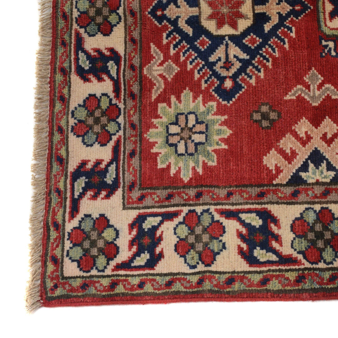 Hand Knotted Kazak Oriental Rug 2' 9" x 3' 10" - No. AL67493