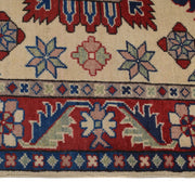 Red Color Kazak Rug 3' 4" x 4' 10" - No. AL82138