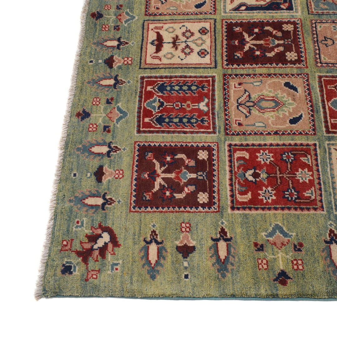 Hand Knotted Kazak Oriental Rug 4' 8" x 6' 9" - No. AL80328