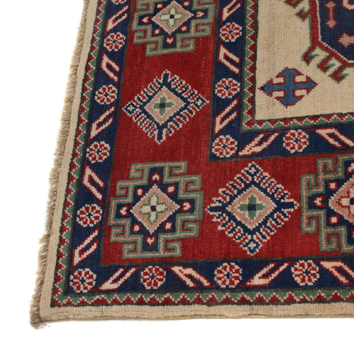 Hand Knotted Kazak Oriental Rug 8' 1" x 9' 8" - No. AL24012