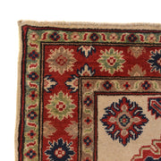Hand knotted Kazak Carpet 3' 5" x 4' 9" - No. AL18548