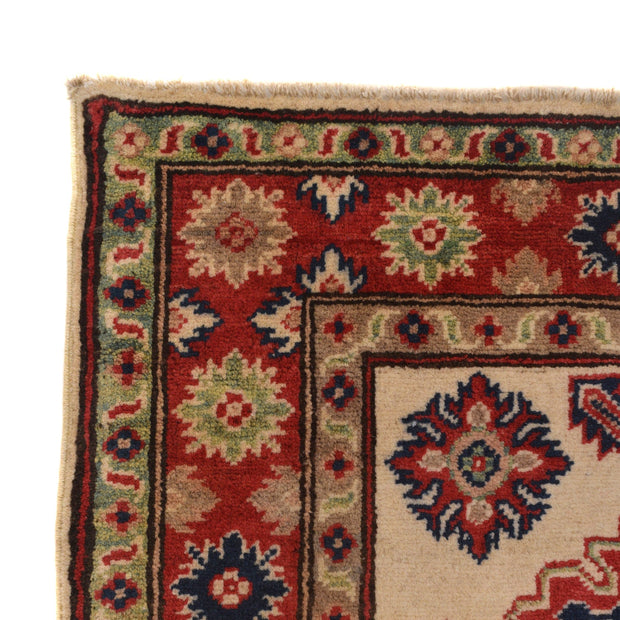 Hand knotted Kazak Carpet 3' 5" x 4' 9" - No. AL18548
