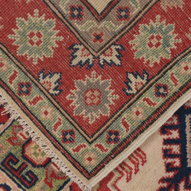 Hand knotted Kazak Carpet 3' 5" x 4' 9" - No. AL18548