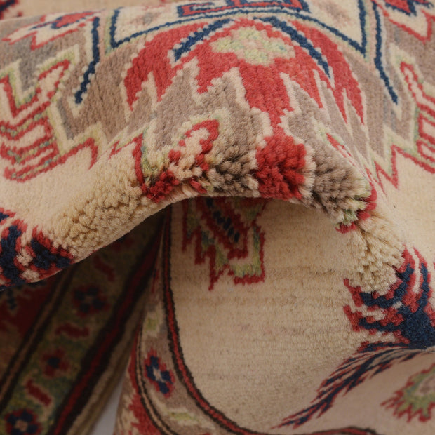 Hand knotted Kazak Carpet 3' 5" x 4' 9" - No. AL18548