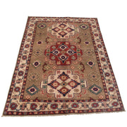 Handmade Kazak Area Rug 3' 3" x 4' 10" - No. AL62880