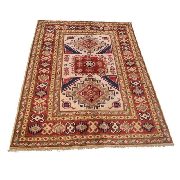 Oriental Kazak Rug 3' 3" x 4' 11" - No. AL65874