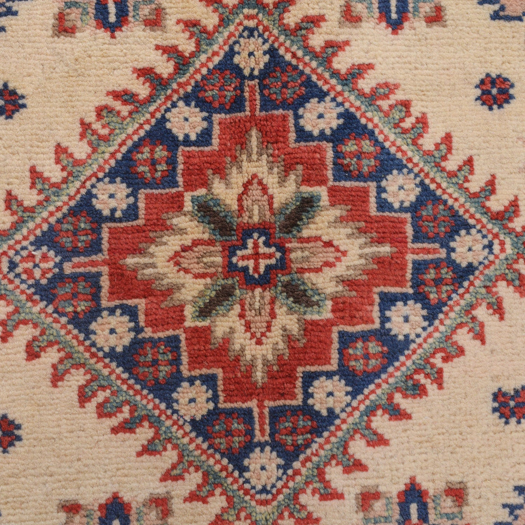 Handmade Kazak Area Rug 2' 7" x 3' 9" - No. AL30331