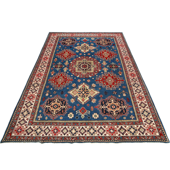 Hand Knotted Kazak Oriental Rug 8' 6" x 12' 8" - No. AL54567