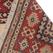 Hand knotted Kazak Carpet 3' 3" x 4' 5" - No. AL27398