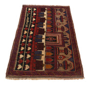 Handmade Picture Area Rug 2' 9" x 4' 6" - No. AL56152