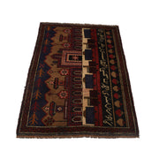 Handmade Picture Area Rug 2' 11" x 4' 6" - No. AL33932