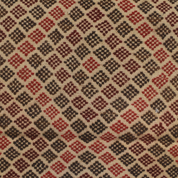 Handmade Soumak Kelim 4' 2" x 6' 5" - No. AL11810