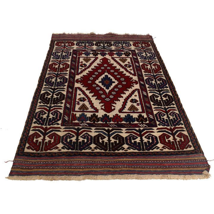 Handmade Barjista Kilim Rug 3' 10" x 6' 8" - No. AL30264