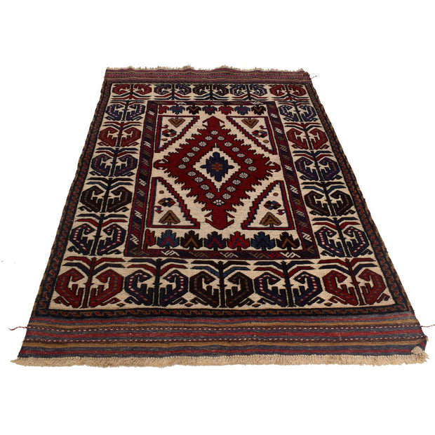 Handmade Barjista Kilim Rug 3' 10" x 6' 8" - No. AL30264