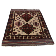 Handmade Barjista Kilim Rug 4' 1" x 5' 9" - No. AL33215