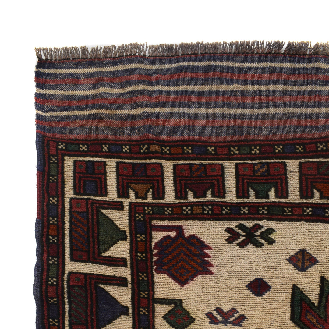 Handmade Barjista Kilim Rug 4' 1" x 5' 9" - No. AL33215
