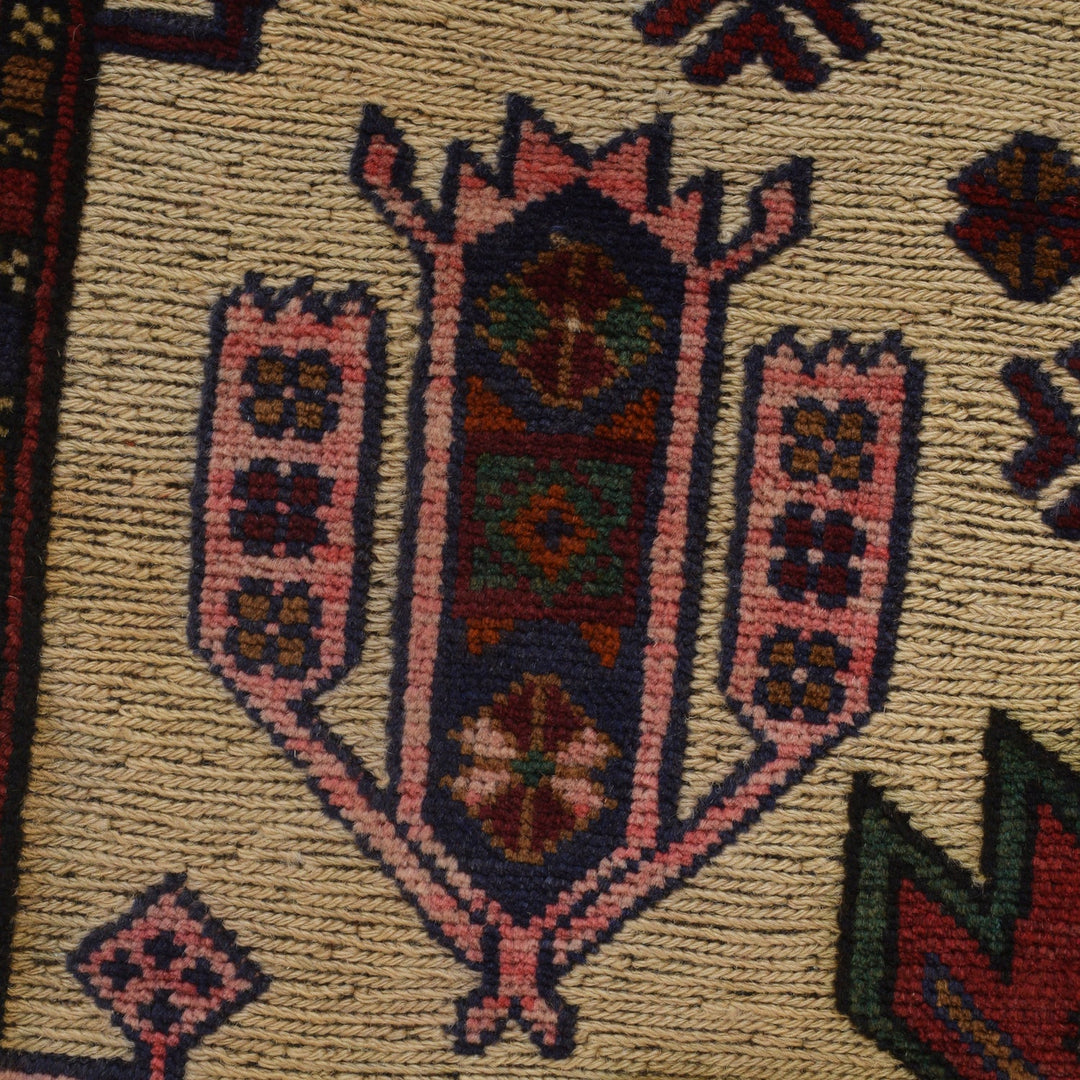 Handmade Barjista Kilim Rug 4' 1" x 5' 9" - No. AL33215