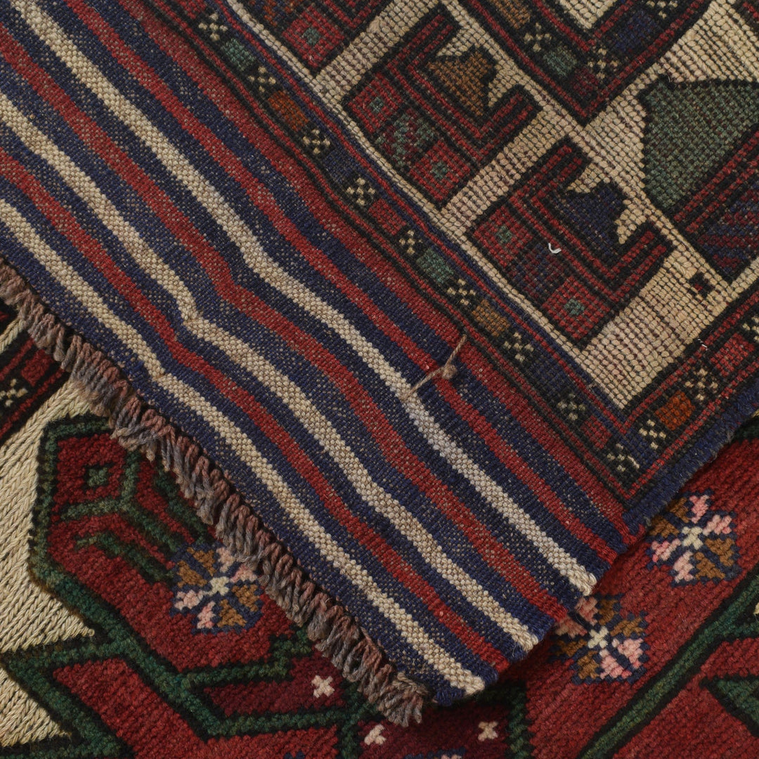 Handmade Barjista Kilim Rug 4' 1" x 5' 9" - No. AL33215