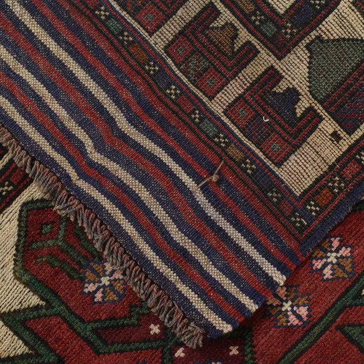 Handmade Barjista Kilim Rug 4' 1" x 5' 9" - No. AL33215