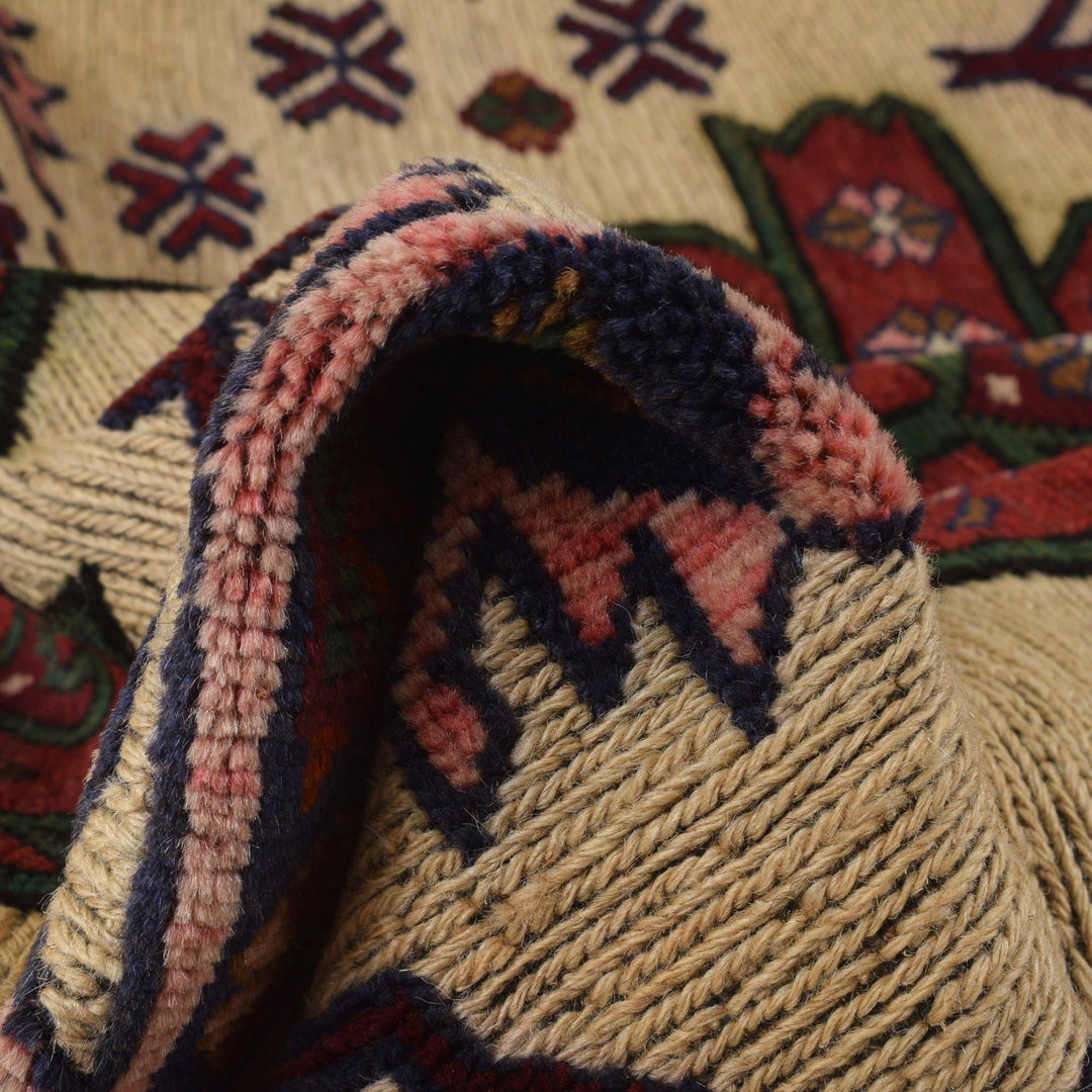 Handmade Barjista Kilim Rug 4' 1" x 5' 9" - No. AL33215