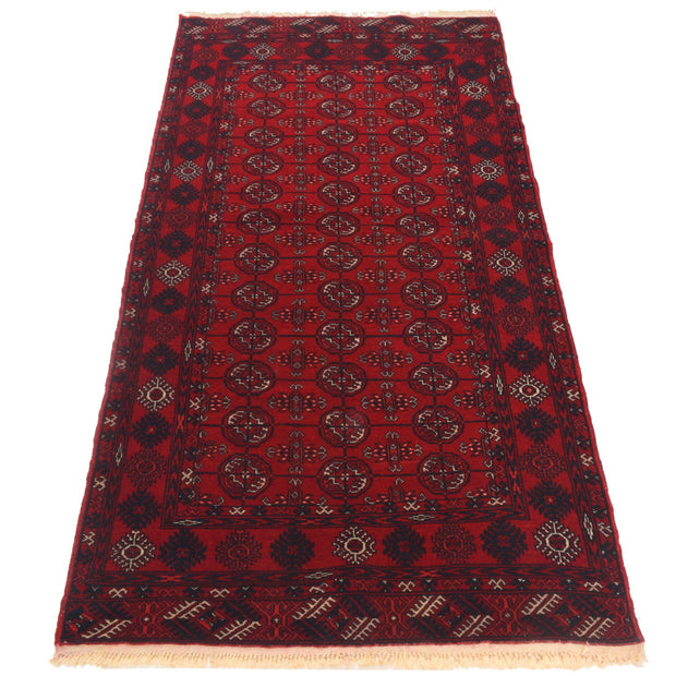 Hand Knotted Bokhara Runner Carpet 2' 10" x 5' 8" - No. AL76212