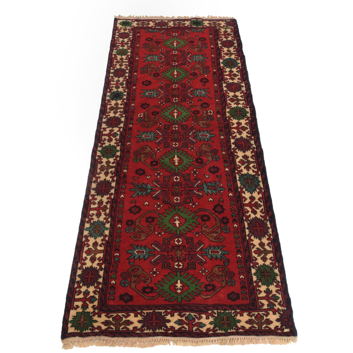 Red Bokhara Runner Rug 2' 4" x 5' 9" - No. AL28514