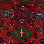 Red Bokhara Runner Rug 2' 4" x 5' 9" - No. AL28514