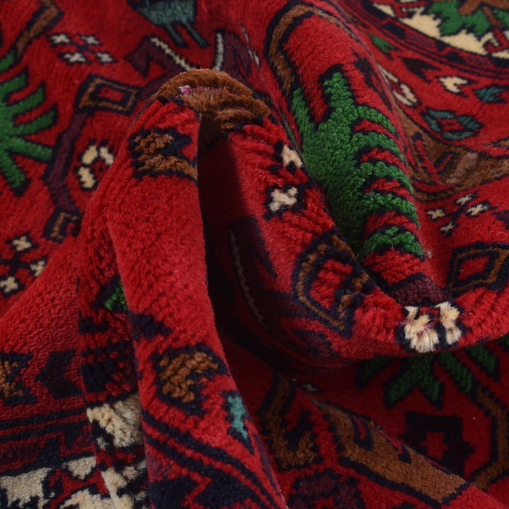 Red Bokhara Runner Rug 2' 4" x 5' 9" - No. AL28514