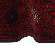 Maroon Bokhara Runner Rug 2' 11" x 5' 5" - No. AL47302