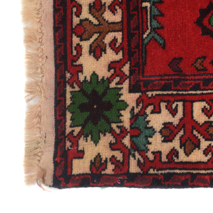 Firebrick Bokhara Runner Rug 2' 4" x 5' 8" - No. AL37629