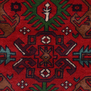 Firebrick Bokhara Runner Rug 2' 4" x 5' 8" - No. AL37629