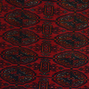 Dark Red Bokhara Runner Rug 2' 8" x 6' 1" - No. AL88760